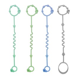 RTMOK Toy Straps for Baby,RTMOK Silicone Setpacifier Clip,Applies to Car Seat Toy,Teether Toy,High Chair,Stroller Accessories,Baby Toy Clips,Cribs,Rocking Chair