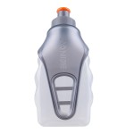 Azarxis BPA Free Water Bottles Flask Leakproof 250ml with Clip for Running Hydration Belt Waist Packs for Triathlon Marathon Hiking Cycling Climbing Runner (250ml/8.5oz with Clip)