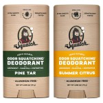 Dr. Squatch Natural Deodorant for Men - Odor-Squatching Aluminum Free - Pine Tar & Summer Citrus (2.65 oz, 2-Pack)