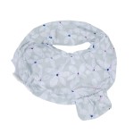 My Brest Friend Original Nursing Pillow Cover - Slipcovers for Baby - Adjustable Fit, Easy Care, Durable - Original Nursing Pillow Not Included, Platinum Posies