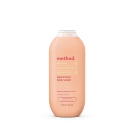 Method Body Wash, Island Mist, Hibiscus + Mango Nectar + Passion Fruit notes, 18oz