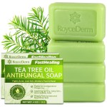 Roycederm Tea Tree Soap for Face & Body Acne, Athlete\'s Foot, Tinea, Folliculitis Ringworm Jock Itch - Pack of 2