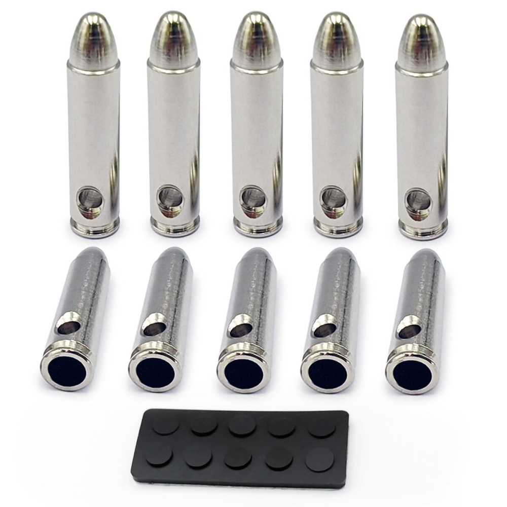 Bayattoo 30 Carbine Steel Safety Practice Rounds Action Trainer Dummy Round Dry Fire Training Snap Caps (10pk)