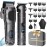 Vgrpro Hair Clippers for Men Professional, Cordless Hair Clippers for Hair Cutting, Mens Clippers and Trimmers Set, Electric Hair Trimmer for Men with Package Box (Gray)