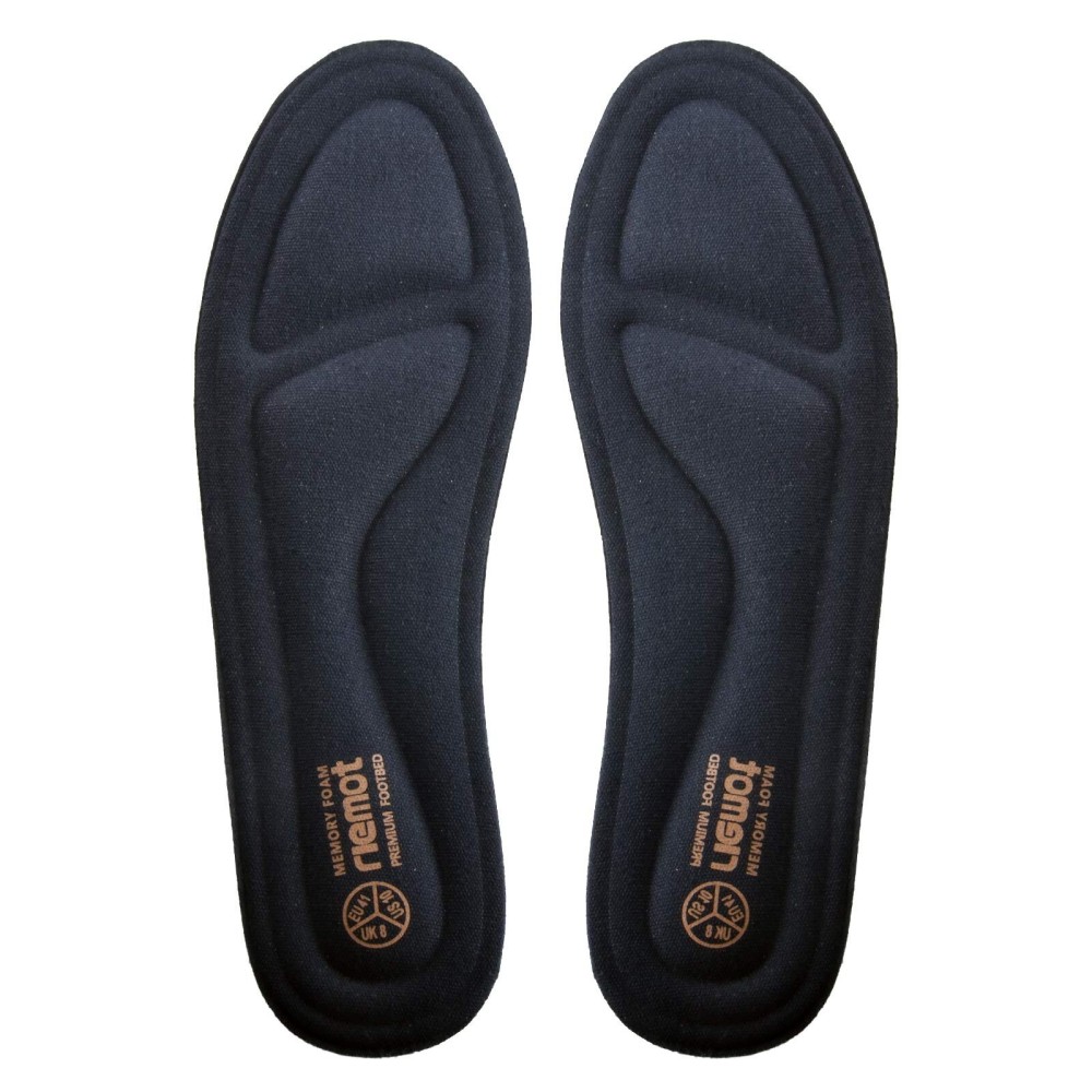 riemot Womens Memory Foam Insoles Comfort Cushioning Shoe Inserts Super Soft Replacement Innersoles for Running Shoes Work Boots Liners Navy Size US 10 / EU 41