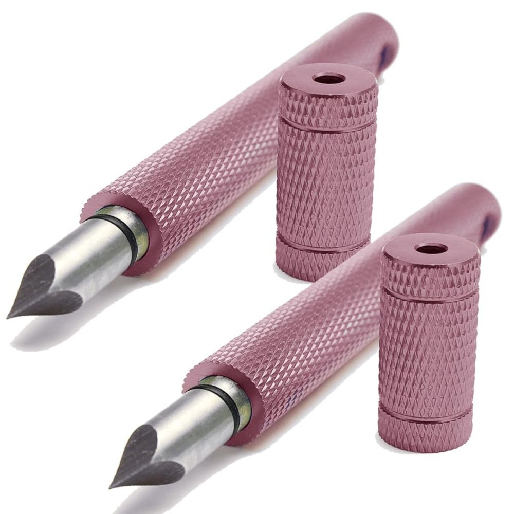 Betgod Golf Groove Sharpener, Suitable for U & V-Grooves, Generates Optimal Backspin, 2PCS Pink