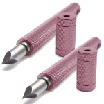 Betgod Golf Groove Sharpener, Suitable for U & V-Grooves, Generates Optimal Backspin, 2PCS Pink