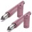 Betgod Golf Groove Sharpener, Suitable for U & V-Grooves, Generates Optimal Backspin, 2PCS Pink