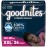 Goodnites Girls\' Nighttime Underwear, Size XXL (120-165 lbs), 24 Ct (2 Packs of 12), Packaging May Vary