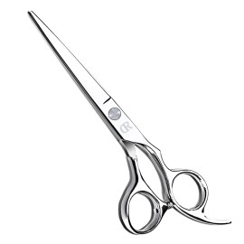 Professional Hair Cutting Shears,6 Inch Barber hair Cutting Scissors Sharp Blades Hairdresser Haircut For Women/Men/kids 420c Stainless Steel (Silver)