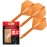 Target Darts K Flex Integrated Dart Flights and Shafts, No.2 Orange (Medium) | Pack of 3 K-Flex - No2, Kflex All in One Moulded Dart Flight & Stem | Professional Dart Accessories