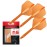 Target Darts K Flex Integrated Dart Flights and Shafts, No.6 Orange (Medium) | Pack of 3 K-Flex - No6, Kflex All in One Moulded Dart Flight & Stem | Professional Dart Accessories
