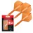 TARGET Darts K Flex Integrated Dart Flights and Shafts, No.2 Orange (Intermediate) | Pack of 3 K-Flex - No2, Kflex All in One Moulded Dart Flight & Stem | Professional Dart Accessories
