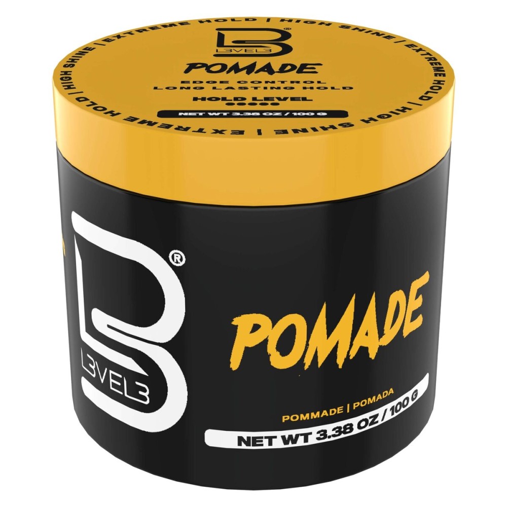 L3 Level 3 Pomade - Improves Hair Strength and Volume Long-Lasting Hold Infused with Keratin