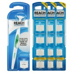 Reach Ultraclean Access Flosser Bundle, Unflavored, Plaque Remover for Teeth, for Hard to Reach Areas, Oral Care, PFAS-Free, 1 Flosser Starter Kit + 3 Packs Refill Heads