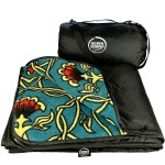 DOWN UNDER OUTDOORS Large Waterproof Windproof Extra Thick 350 GSM Quilted Fleece Stadium Blanket, Machine Washable Camping Picnic & Outdoor, Beach, Dog, 82 x 55 (Promise)