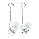 Toy Straps for Baby, Silicone Toy Straps for Stroller, Toy Safety Straps for Toy, Sippy Cup Straps, Adjustable Toy Holder for Stroller, High Chair - BPA Free (Gray)