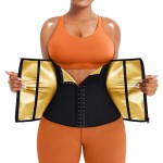 TrainingGirl Waist Trainer for Women Lower Belly Waist Trimmer Corset Tummy Wrap Workout Sweat Belt Band Sports Sauna Suit