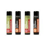 Duke Cannon Cannon Lip Balm 140 & Tactical Lip Protectant Bundle - SPF 30 & SPF 15, Blood Orange Mint & Fresh Mint Flavors, 4-Pack (2 Pack Each Flavor)