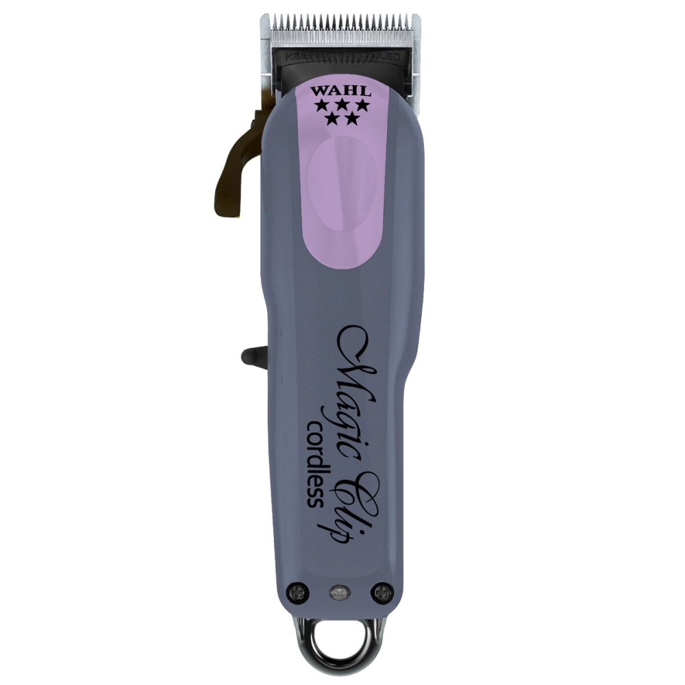 Wahl Professional 5 Star Magic Clip Cordless Clipper Stagger Tooth Blade Includes Attachments 100 Min Runtime Lavender Navy