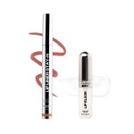 Sacheu Lip Liner STAY-N Peel Off Lip Stain - Long Lasting Waterproof Lip Tint with Hyaluronic Acid & Vitamin E - Transfer Proof Matte Finish, Vegan & Cruelty-Free (p-INKED & Bunny Ear)