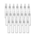 ZbFwmx 20 Pack Set 10ML Protable Refill Bulk Atomizer Spray Travel Perfume Bottle Hydrating Empty Bottle (Clear)