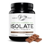 Muscle Feast Grass-Fed Whey Protein Isolate, All Natural Hormone Free Pasture Raised, Whey Isolate Protein Powder for Men and Women, Clean, Gluten-Free, Delicious Isolate Protein - Chocolate, 1lb