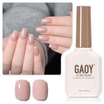 GAOY Nude Jelly Gel Nail Polish, 16ml Sheer Translucent Netural Soak Off Gel Polish, UV Light Cure for Nail Art DIY at Home, 2920 Nude Tulle