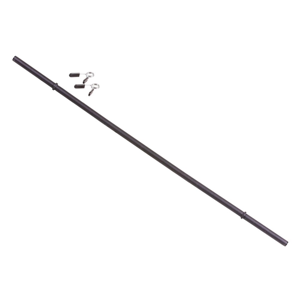 US Weight 3-Piece 54 x 1 Exercise Barbell Set - Includes 2 Spring Clips - 150lb Max Weight Rating - Perfect Workout Barbell for Home Gym or Travel