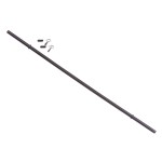 US Weight 3-Piece 54 x 1 Exercise Barbell Set - Includes 2 Spring Clips - 150lb Max Weight Rating - Perfect Workout Barbell for Home Gym or Travel