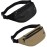 2 Packs Fanny Packs for Men and Women, Waterproof Sports Waist Pack Bag for Travel Hiking Running Hands-free