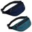 2 Packs Fanny Packs for Men and Women, Waterproof Sports Waist Pack Bag for Travel Hiking Running Hands-free