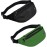 2 Packs Fanny Packs for Men and Women, Waterproof Sports Waist Pack Bag for Travel Hiking Running Hands-free