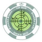 Prodigora SlopeMaster ProGreen Reader - Golf Ball Marker with High Precision Green Reading Aid Golf Accessories for Men Women (Light Teal)