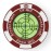 Prodigora SlopeMaster ProGreen Reader - Golf Ball Marker with High Precision Green Reading Aid Golf Accessories for Men Women (Burgundy)
