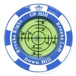 Prodigora SlopeMaster ProGreen Reader - Golf Ball Marker with High Precision Green Reading Aid Golf Accessories for Men Women (Bright Blue)