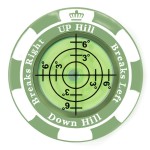 Prodigora SlopeMaster ProGreen Reader - Golf Ball Marker with High Precision Green Reading Aid Golf Accessories for Men Women (Light Green)