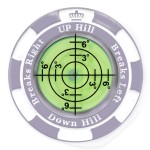 SlopeMaster ProGreen Reader - Golf Ball Marker with High Precision Green Reading Aid Golf Accessories for Men Women (Light Purple)