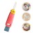 3 in 1 Cup Lid Cleaning Brush, New Multifunctional Crevice Portable Cup Lid Cleaning Brush for Bottle Gap Tight Spaces Cup (Red)
