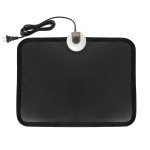 Livtribe AC 110V Heated Floor Mat for Foot, Carbon Crystal Heating Pad, Electric Heated Foot Warmers for Office, Home (Black)