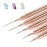 Artdone Metallic Nail Art Pens, Liner Brushes Set, 5PCS Copper Color Nail Tools For Long Lines, Thin Details, Fine Drawing, Liner Brush UV Gel Polish Painting Nail Design Sizes 5/8/12/20/25mm