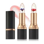 LZYLLS 2PCS Color Changing Lipstick,Magic Lipstick Jelly Lip Balm,Long Lasting Waterproof Temperature Color Change Lip Gloss (B)