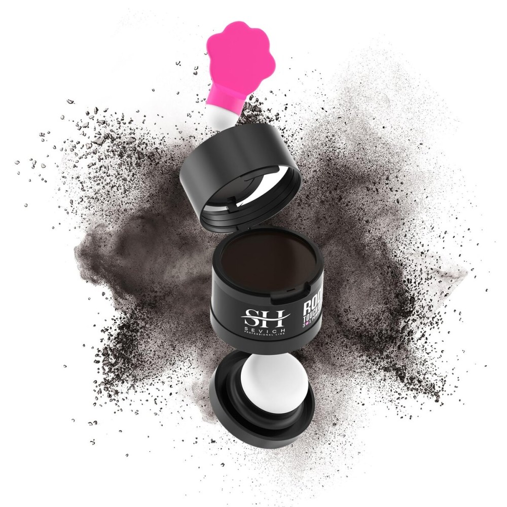 Sevich Hairline Powder 2.0, Instantly Conceals Hair Loss, Root Touch up Powder, Hair Shadow Toppers for Women & Men Thinning Gray Hair, Windproof & Sweatproof, 48H Makeup Lasting, Dark Brown