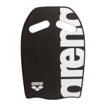 Arena Unisex Adult Swim Kickboard for Men and Women Swimming Training Aid Foam Boogie Board Pool Floats Exercise Equipment, Black/White Logo