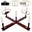 SWOOC Games - Rustic Ring Toss Game (All Weather) - Easy Setup & Extra Games Included - Ring Toss Game for Adults - Outdoor Acitivities for Adults - Yard Toys for Kids - Backyard Fun - Outdoor Party