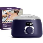 BLITZWAX Single Waxing Pot, Hard Wax Warmer for Face, Legs, Bikini, Brazilian and Body, for 16 oz, At Home Hair Removal Kit, for Men, Beginner Friendly, Quick Heating, Precise Temperature Control