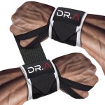 Doctor-Developed Gym Wrist Wraps, wrist compression brace for Workout, weightlifting straps, wrist wraps for weightlifting for Wrist Support, lifting straps gym for Men Women (Black&White)