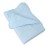 MONOBLANKS Baby Quilt Personlized Monogram Lightweight Embossed Scalloped Throw Blanket Four Seasons (Light Blue)