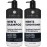 Mens Shampoo and Conditioner Set - Sulfate Free and Clarifying - For Men with Oily to Normal Hair - Moisturizing and Thickening - Biotin, Keratin, Tea Tree Oil, Caffeine and Peppermint for Dandruff