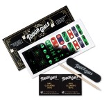 TOUGH GIRLS | 20 Exquisite Gel Nail Polish Strips w/Application Accessories - No UV/LED Lamp Required (Holiday | Trick or Treat | Glow-in-The-Dark)